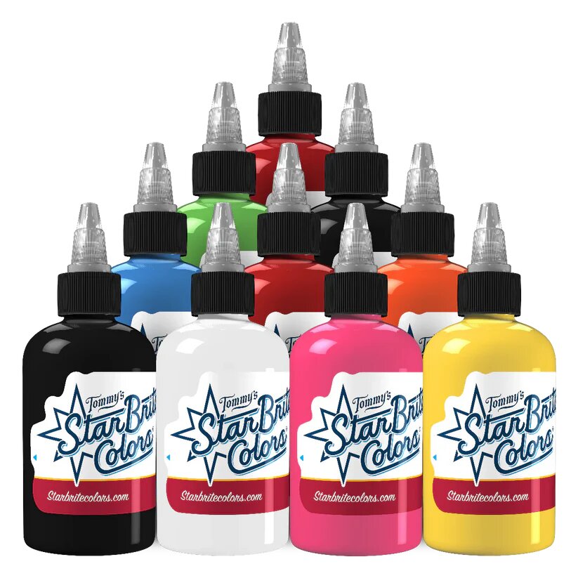 StarBrite Tattoo Ink Top Seller Set StarBrite Tattoo Ink Top Seller Set