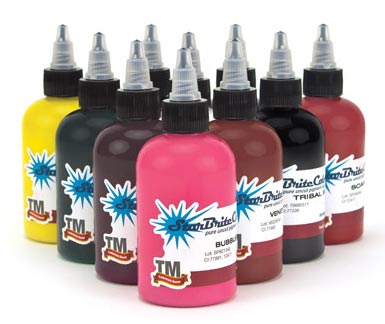 StarBrite Tattoo Ink 10 Color Sample Set