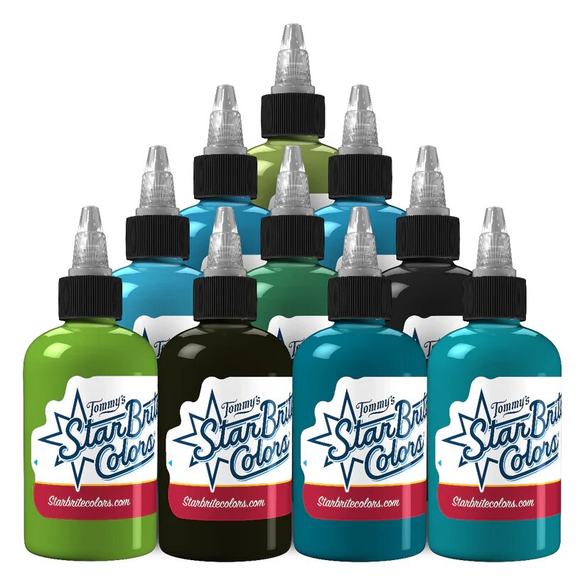 StarBrite Tattoo Ink Blue Lagoon Set StarBrite Tattoo Ink Blue Lagoon Set