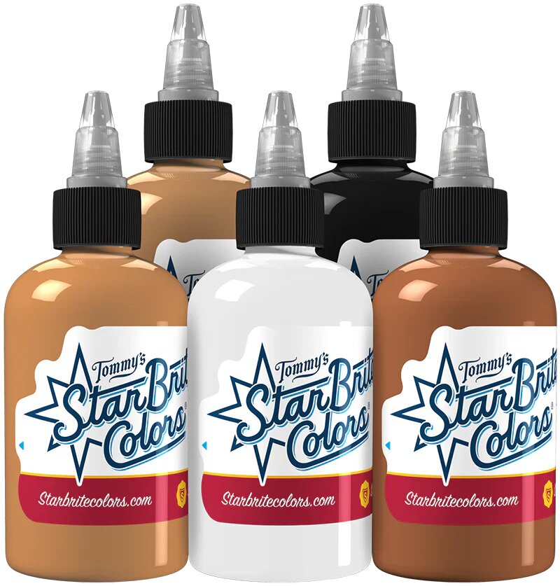 StarBrite Tattoo Ink Fleshtone Set StarBrite Tattoo Ink Fleshtone Set