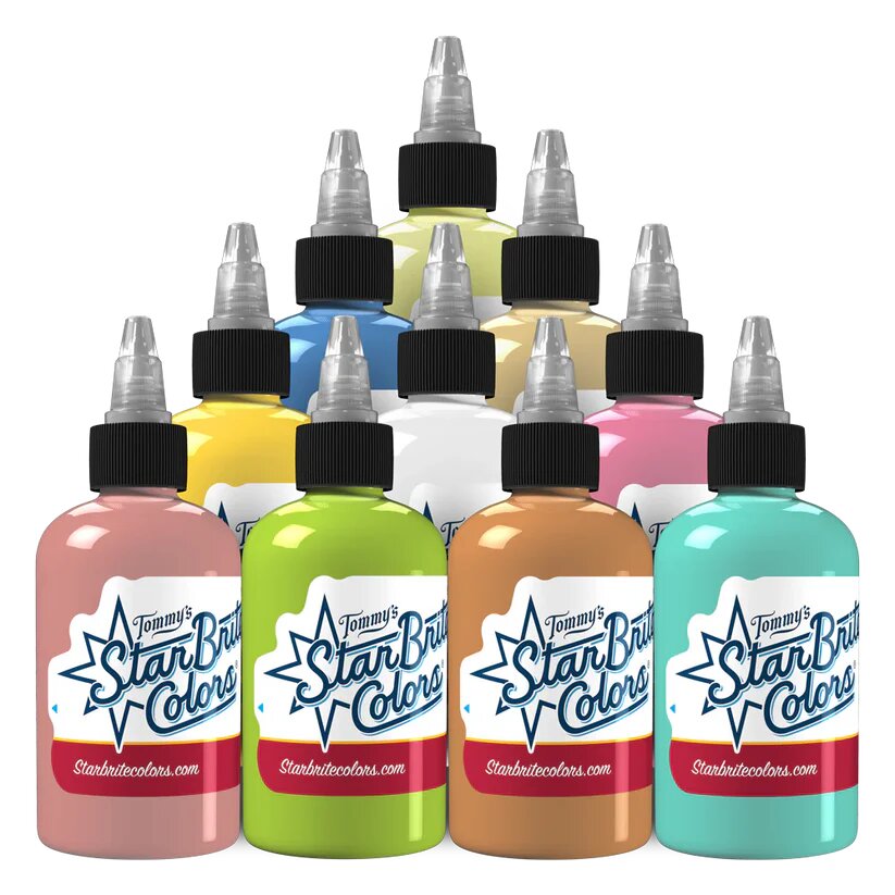 StarBrite Tattoo Ink Pastel Palette Set StarBrite Tattoo Ink Pastel Palette Set