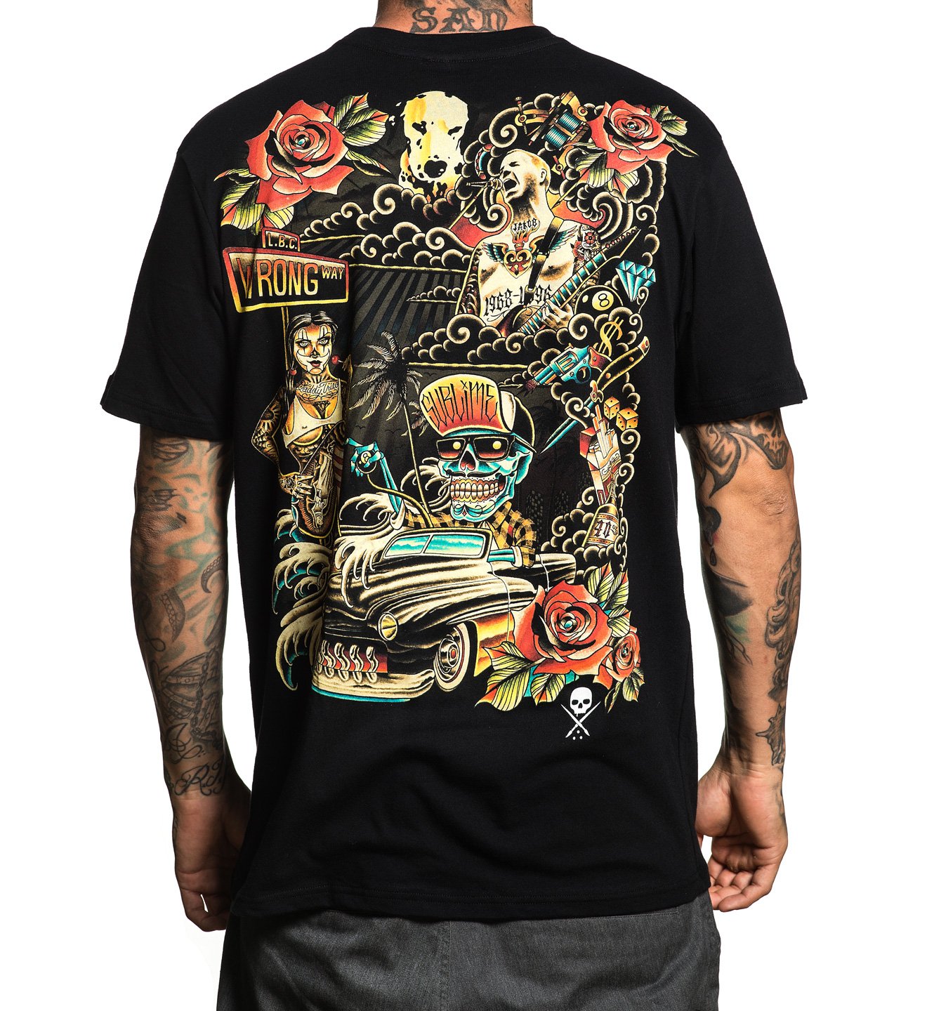 Sullen Men's Future Cobra メンズ Standard Shirt Sleeve Black Short Appare ...