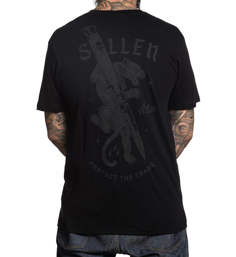 Sullen Cut Off Black Tee
