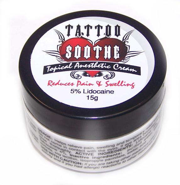 Tattoo Soothe Topical Anesthetic Gel - 1oz. - Click Image to Close