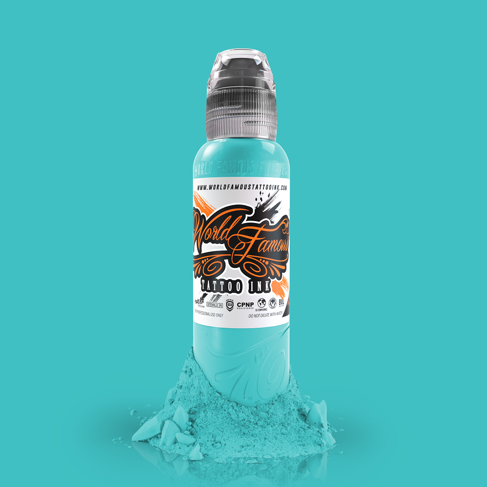 World Famous Tattoo Ink Barrier Reef Blue