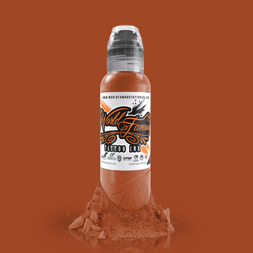 World Famous Tattoo Ink Burnt Orange