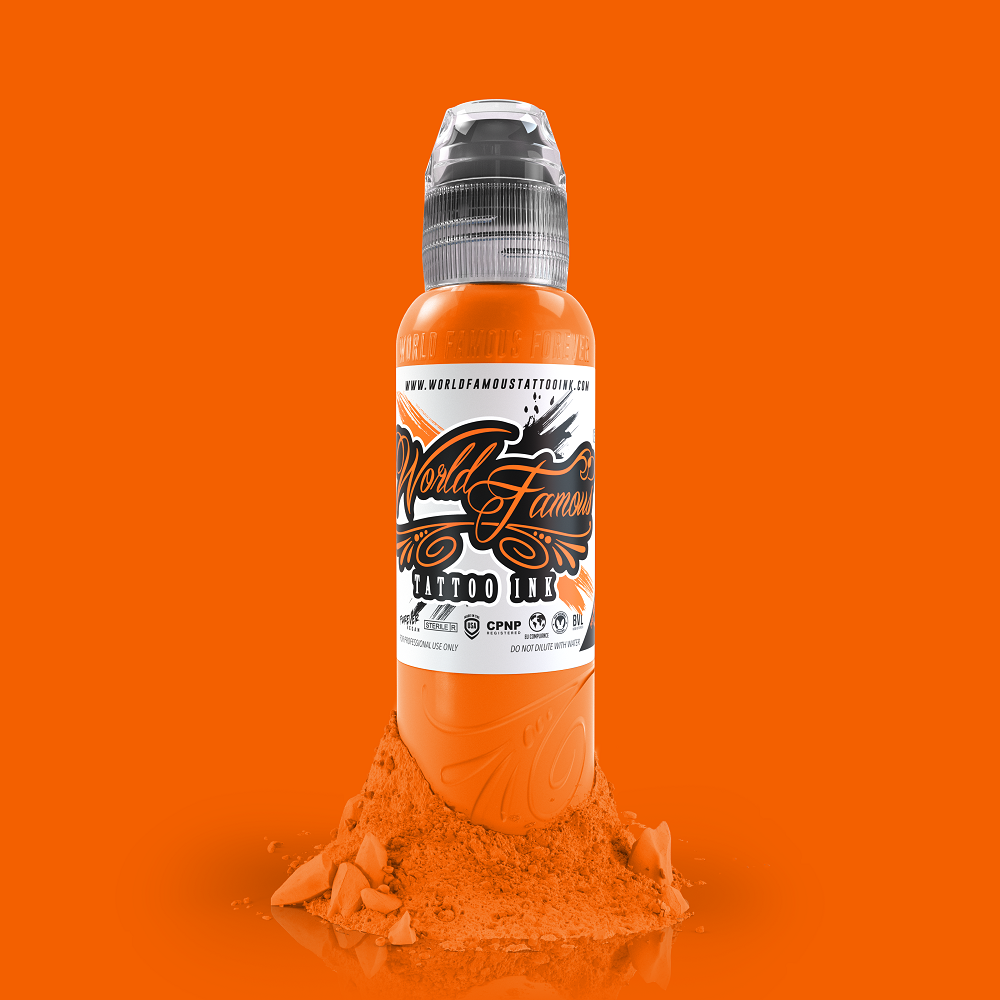 World Famous Tattoo Ink Everest Orange