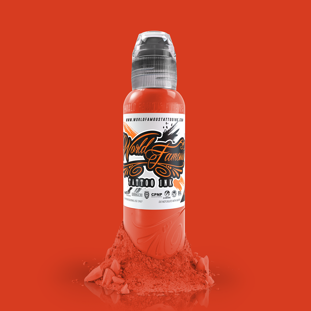 World Famous Tattoo Ink Fire Clay