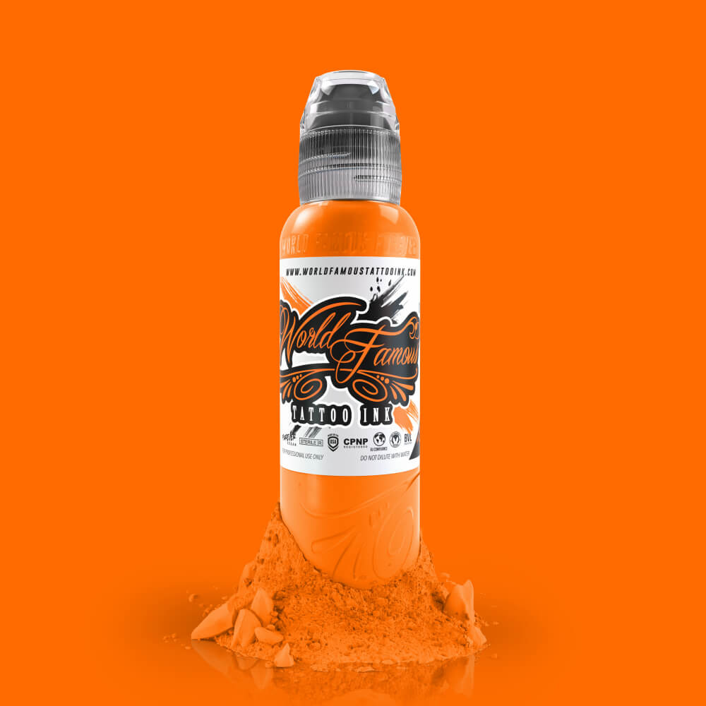 World Famous Tattoo Ink Jay Freestyle Orange