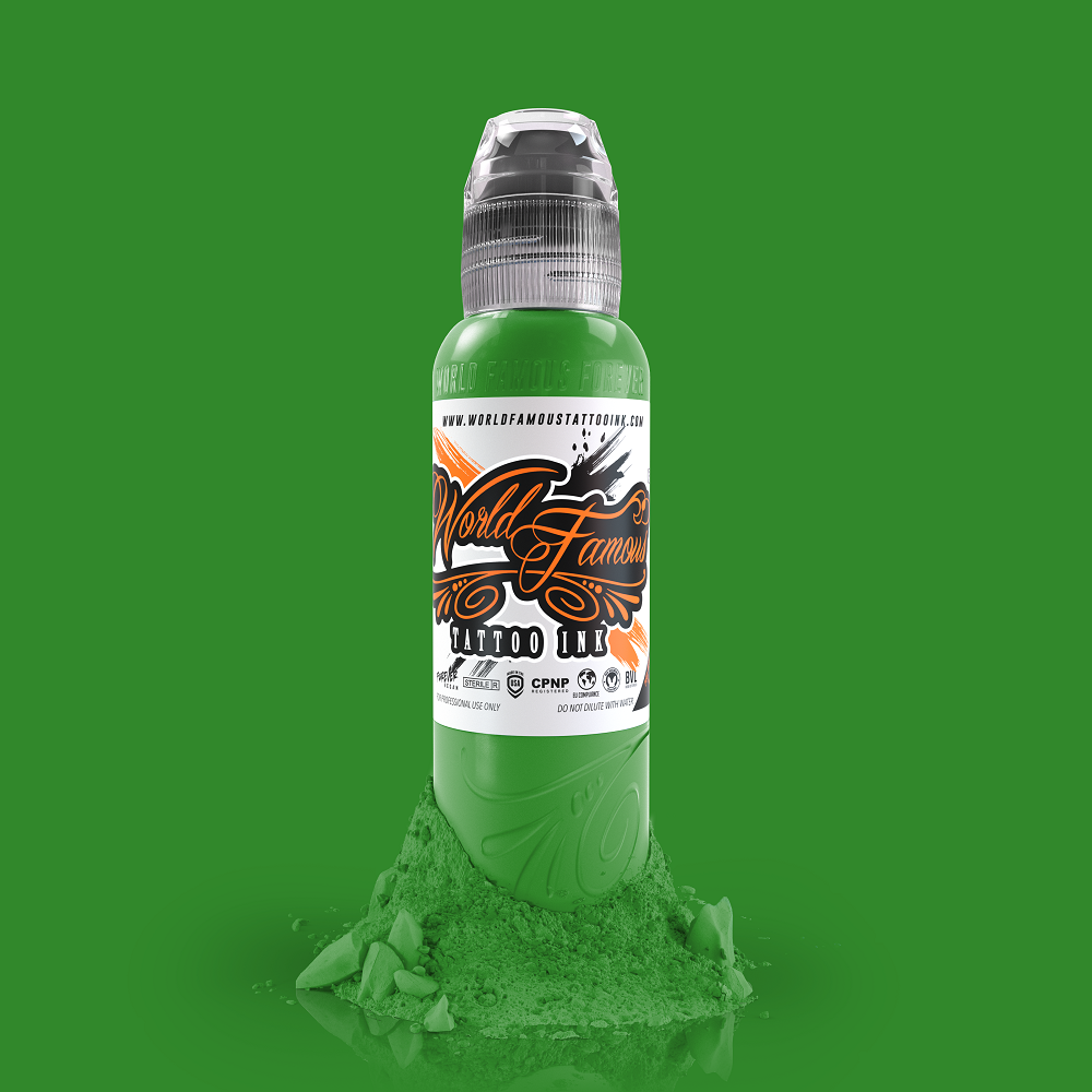 World Famous Tattoo Ink Loki Green