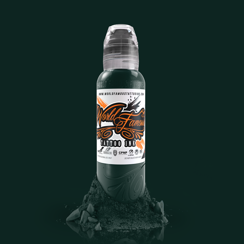 World Famous Tattoo Ink Midgard Green
