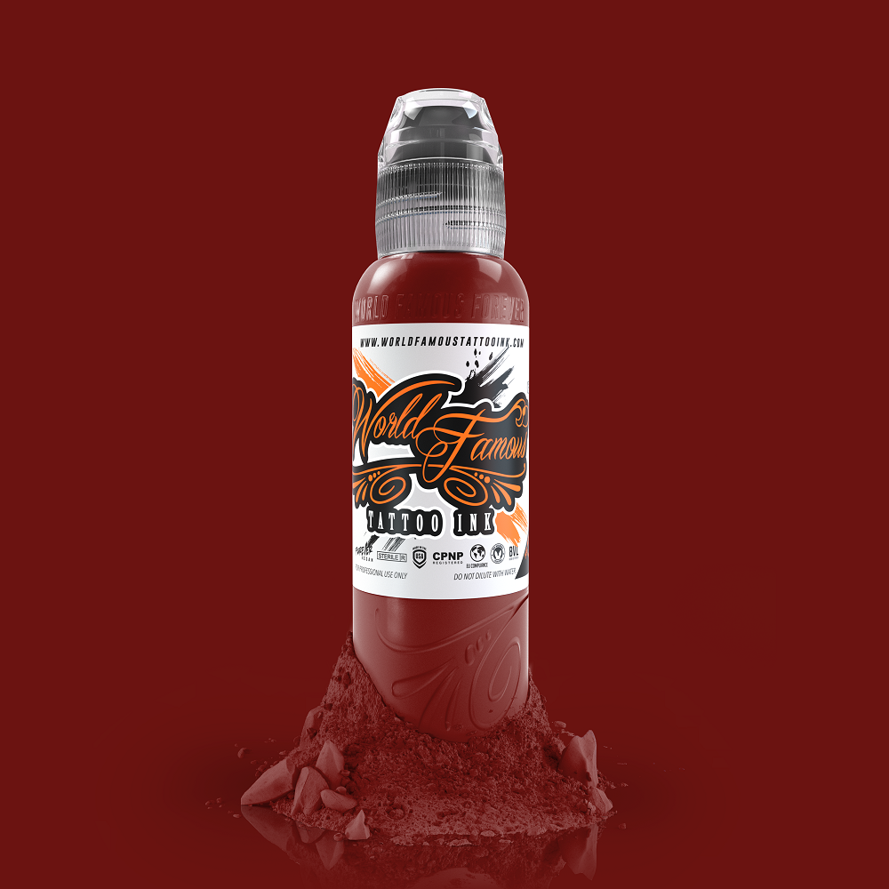 World Famous Tattoo Ink Ragnorak Red
