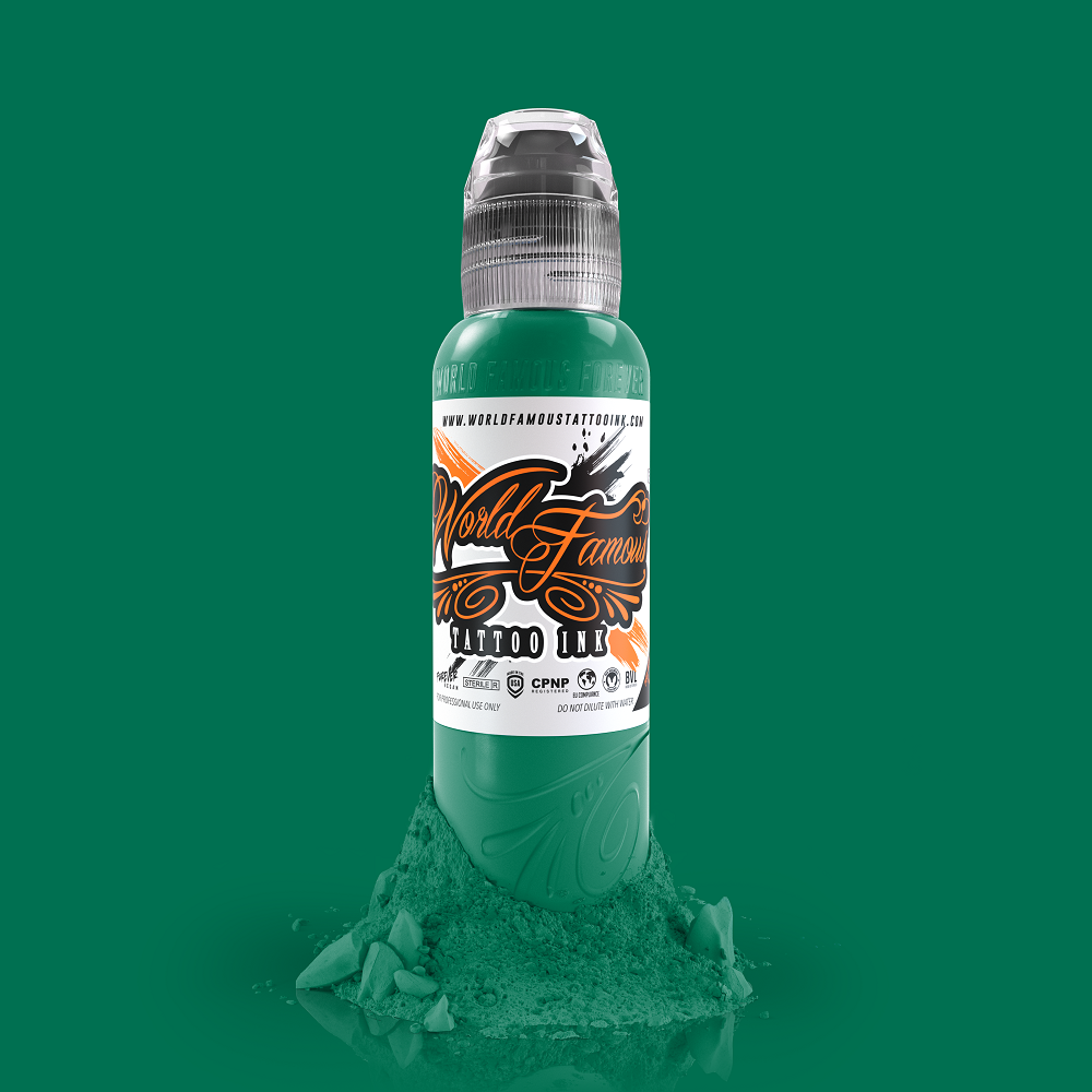 World Famous Tattoo Ink HH Holmes Arsenic Green