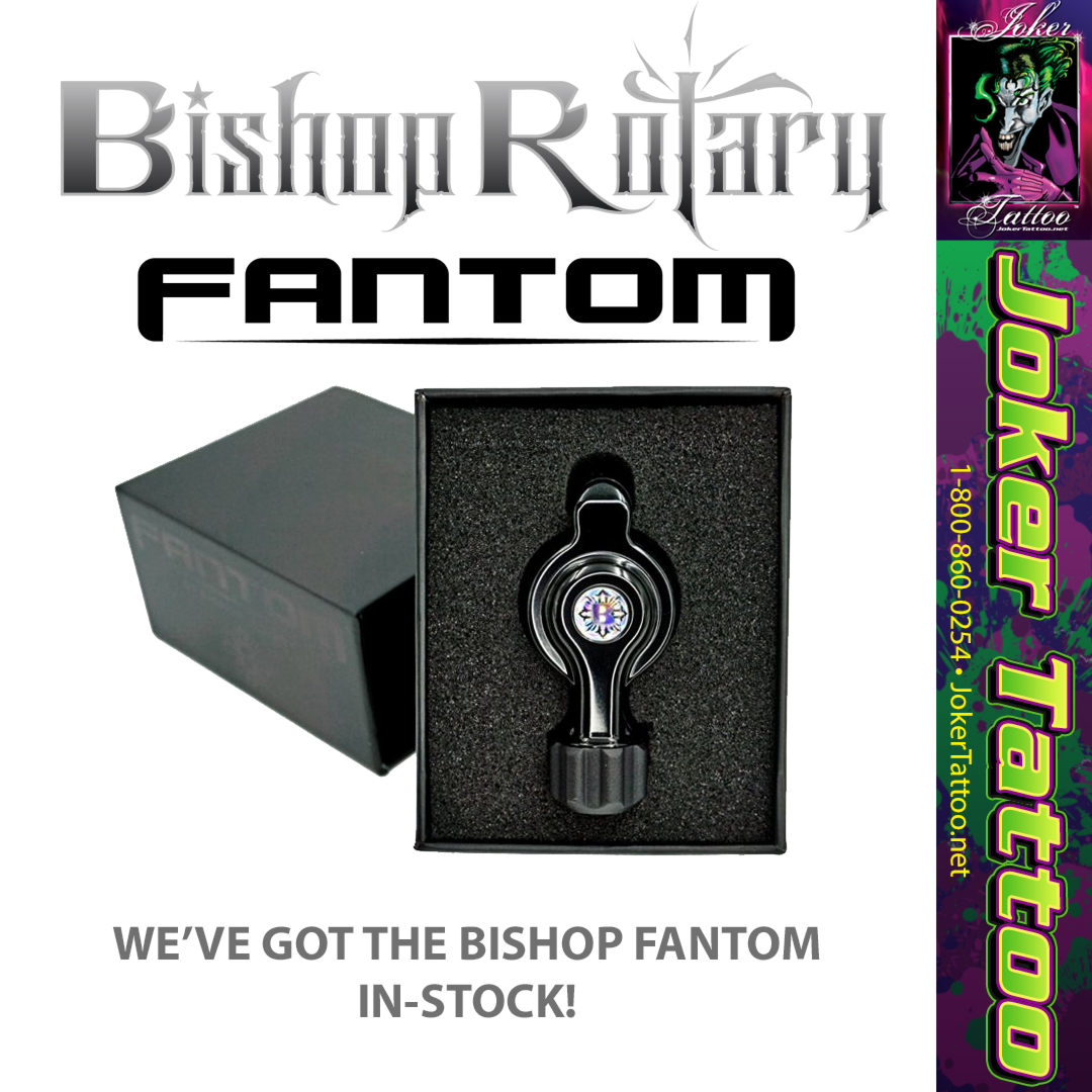 Bishop Fantom Rotary Tattoo Machine at Joker Tattoo Supply.